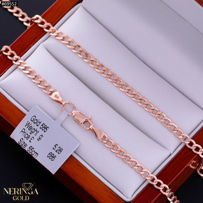 Rose gold chain #69552