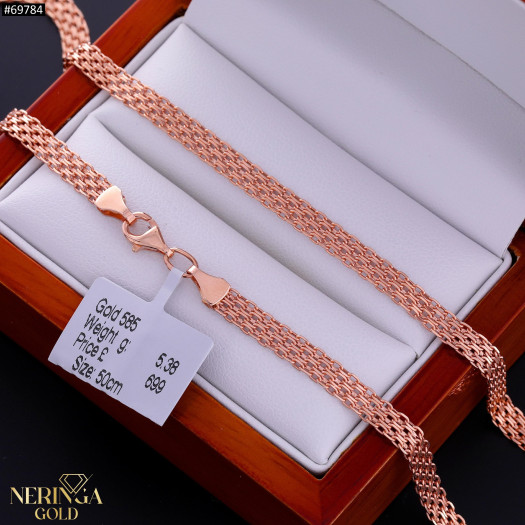 Rose gold chain #69784