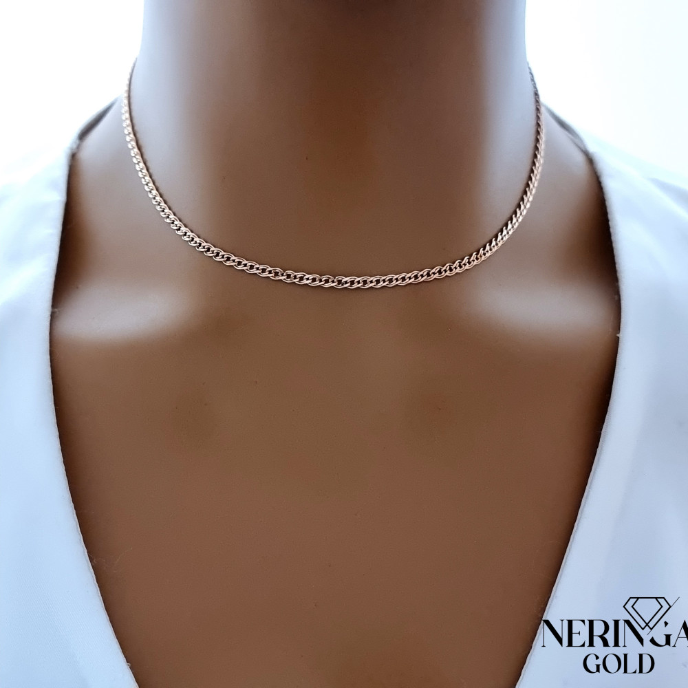 Rose gold chain #69876