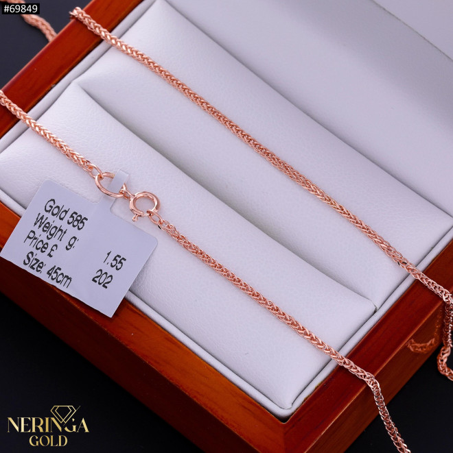 Rose gold chain #69849