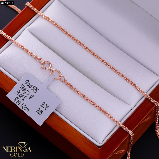 Rose gold chain #69853