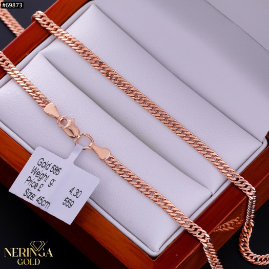 Rose gold chain #69873