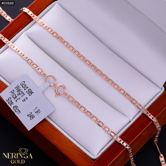 Rose gold chain #69888
