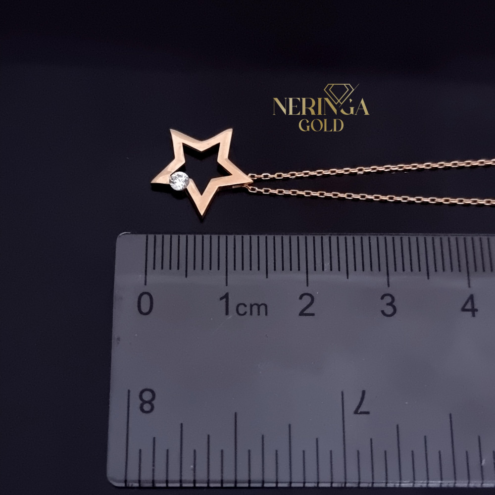 Rose gold necklace set #69982