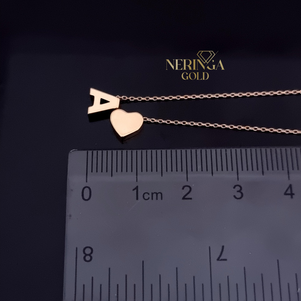 Rose gold necklace set #69987