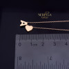 Rose gold necklace set #69987