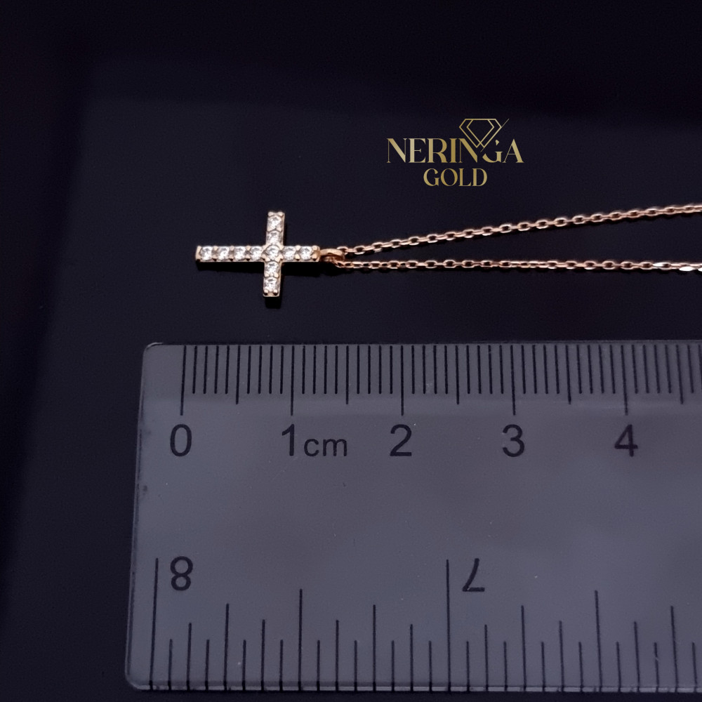 Rose gold necklace set #69975