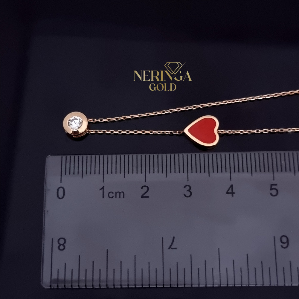 Rose gold necklace set #69984