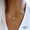 Rose gold necklace set #69998