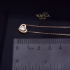 Rose gold necklace set #69996