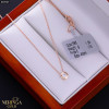 Rose gold necklace set #69969