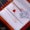 Rose gold necklace set #69983