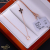 Rose gold necklace set #69990