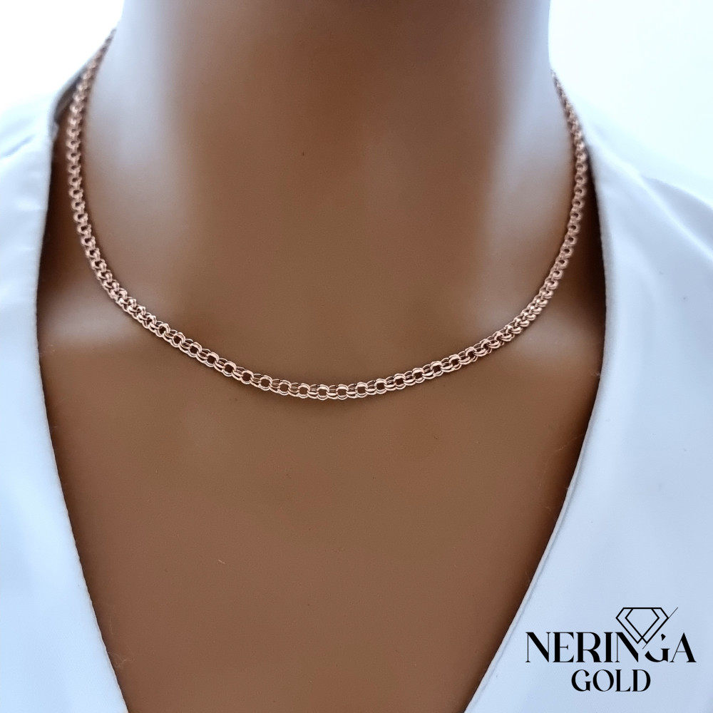 Rose gold chain #70011