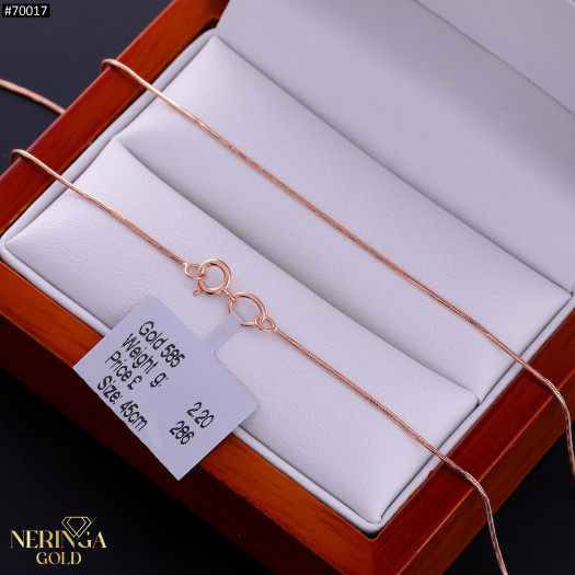 Rose gold chain #70017