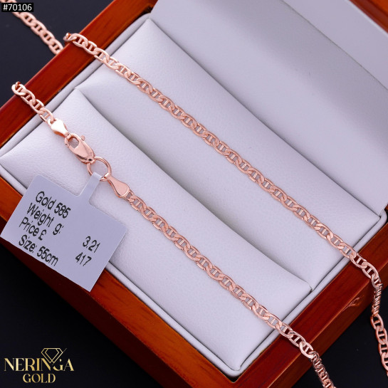 Rose gold chain #70106