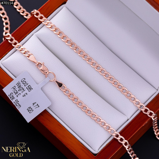 Rose gold chain #70114