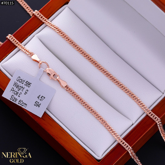 Rose gold chain #70115