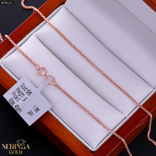 Rose gold chain #70121