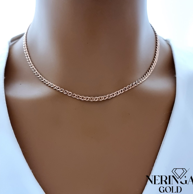 Rose gold chain #70134