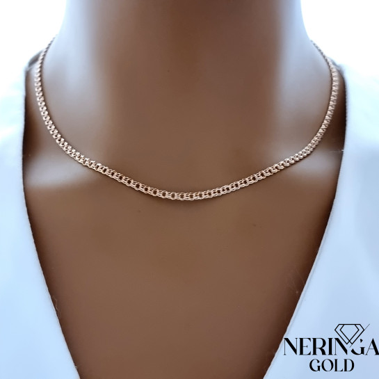 Rose gold full-bodied necklace #70128