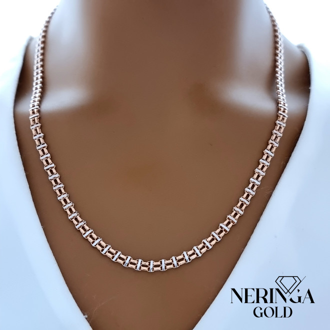 Rose gold chain #70140