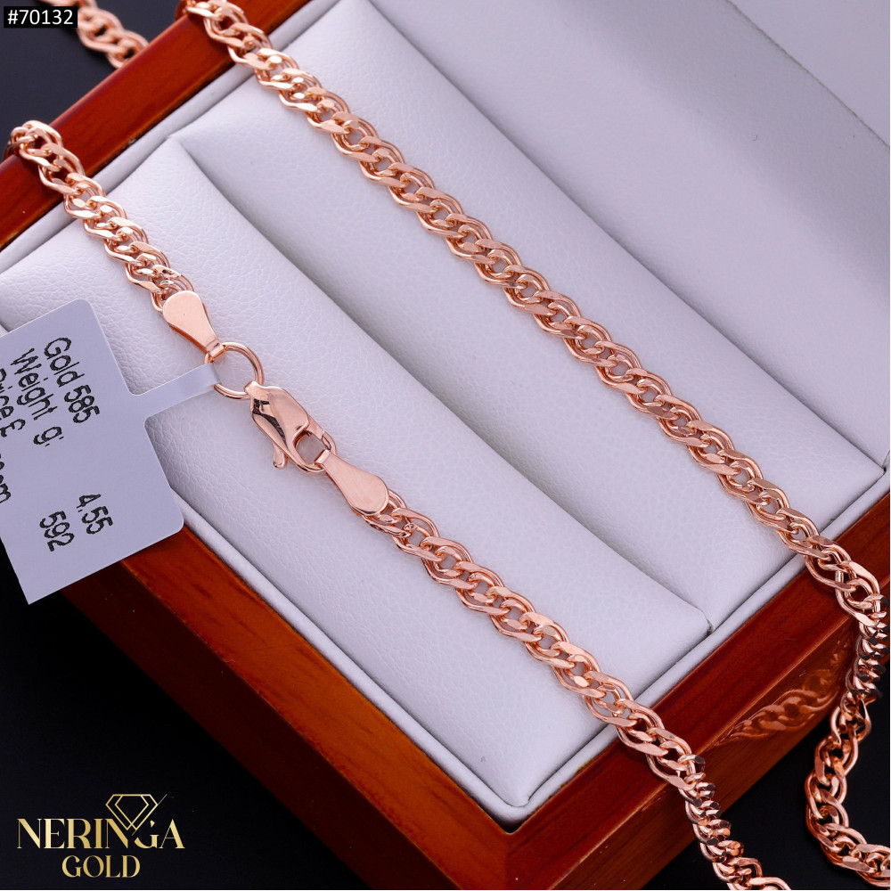 Rose gold chain #70132