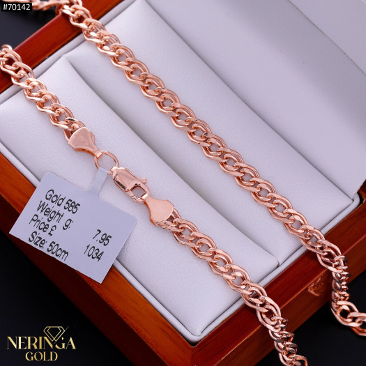 Rose gold chain #70142