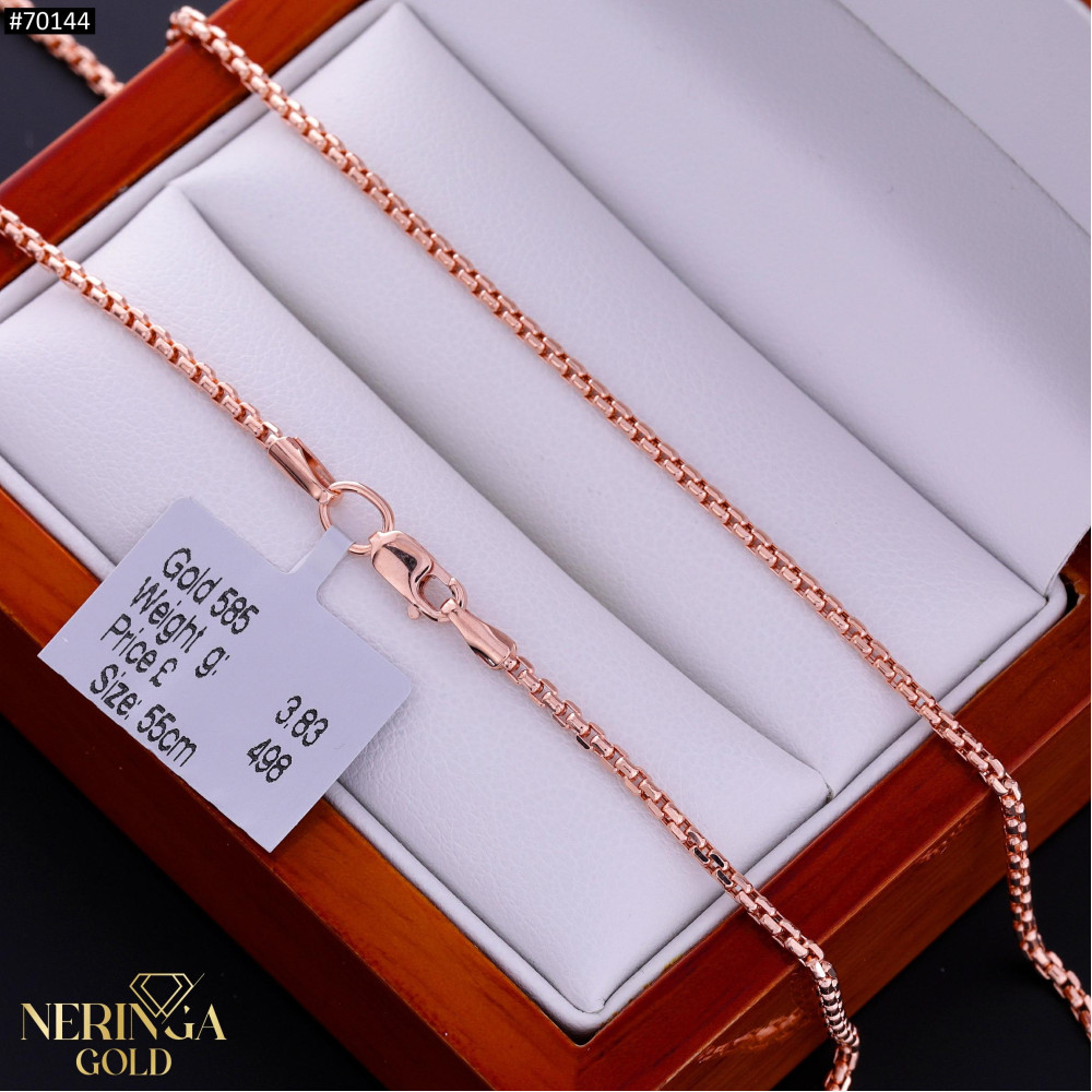Rose gold chain #70144
