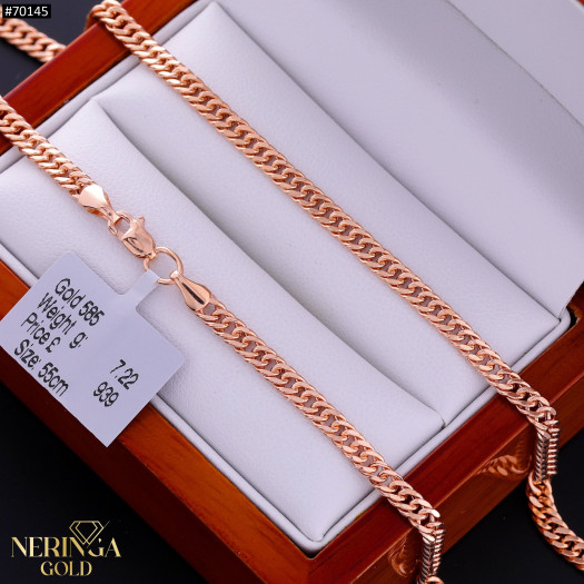 Rose gold chain #70145