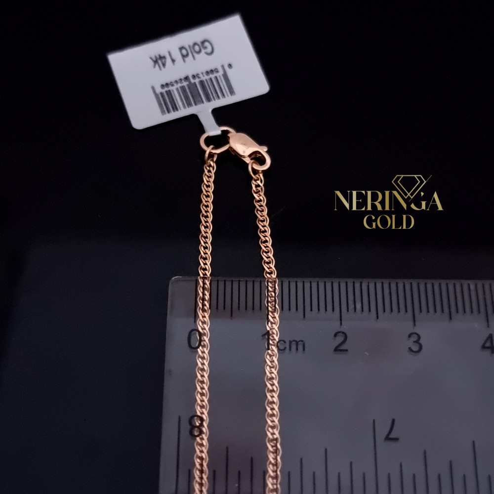 Rose gold full-bodied necklace #70219