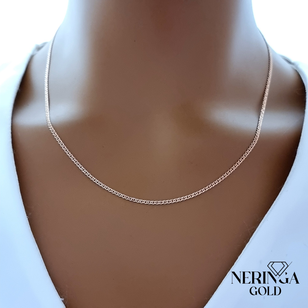 Rose gold full-bodied necklace #70220
