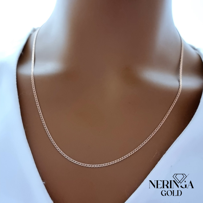 Rose gold full-bodied necklace #70219