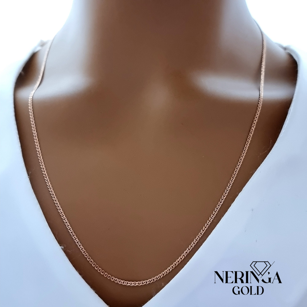 Rose gold full-bodied necklace #70218