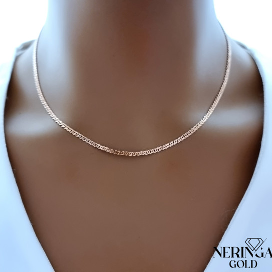 Rose gold full-bodied necklace #70215