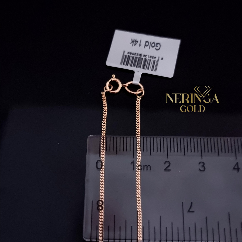 Rose gold full-bodied necklace #70222