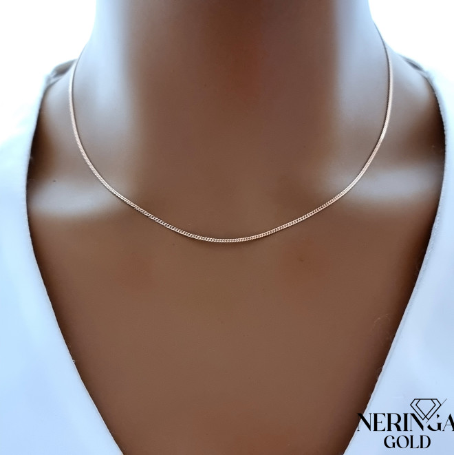 Rose gold full-bodied necklace #70223