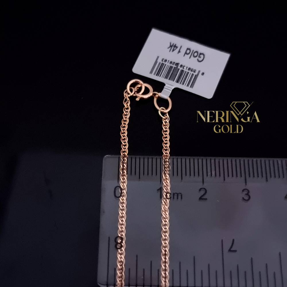 Rose gold full-bodied necklace #70224