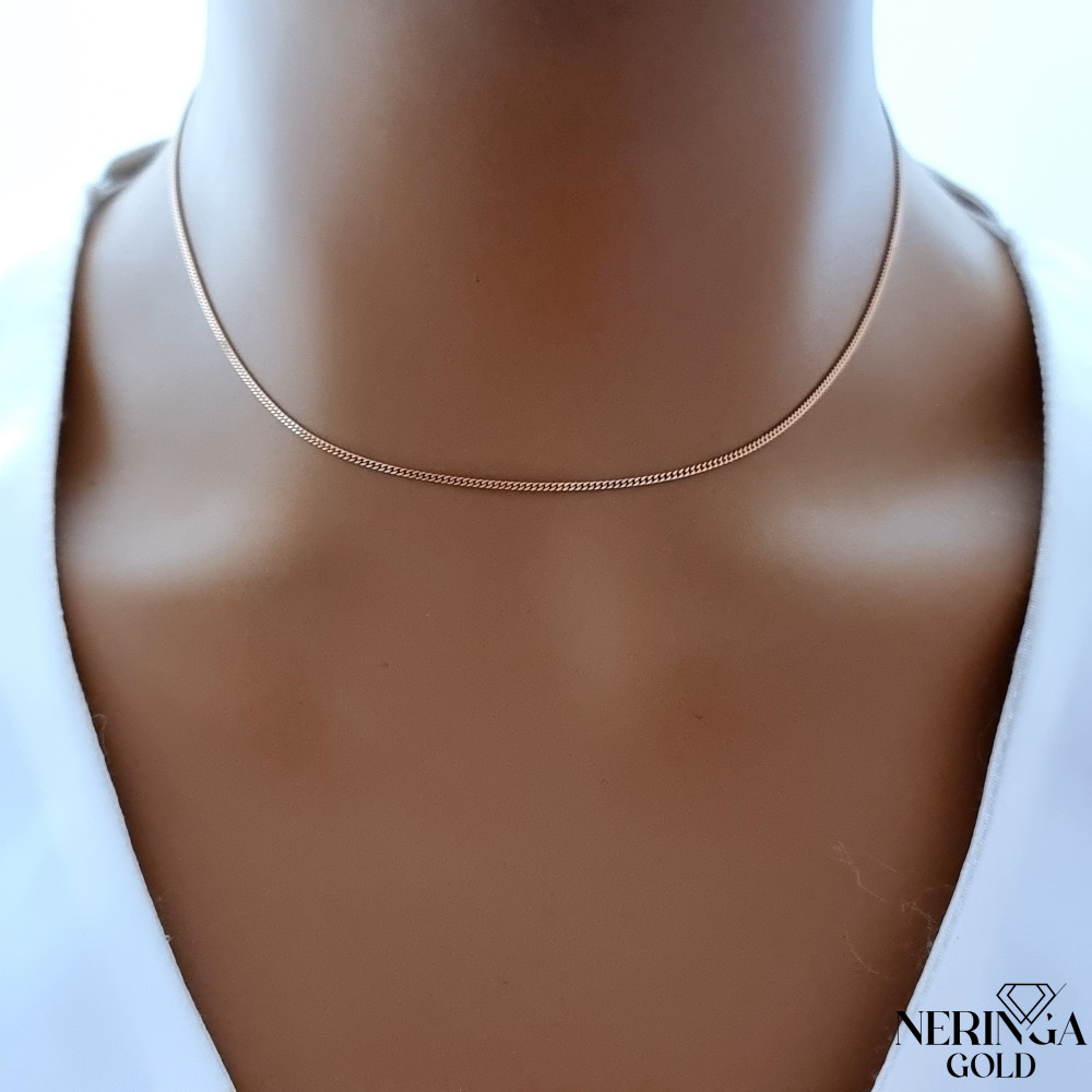 Rose gold full-bodied necklace #70213