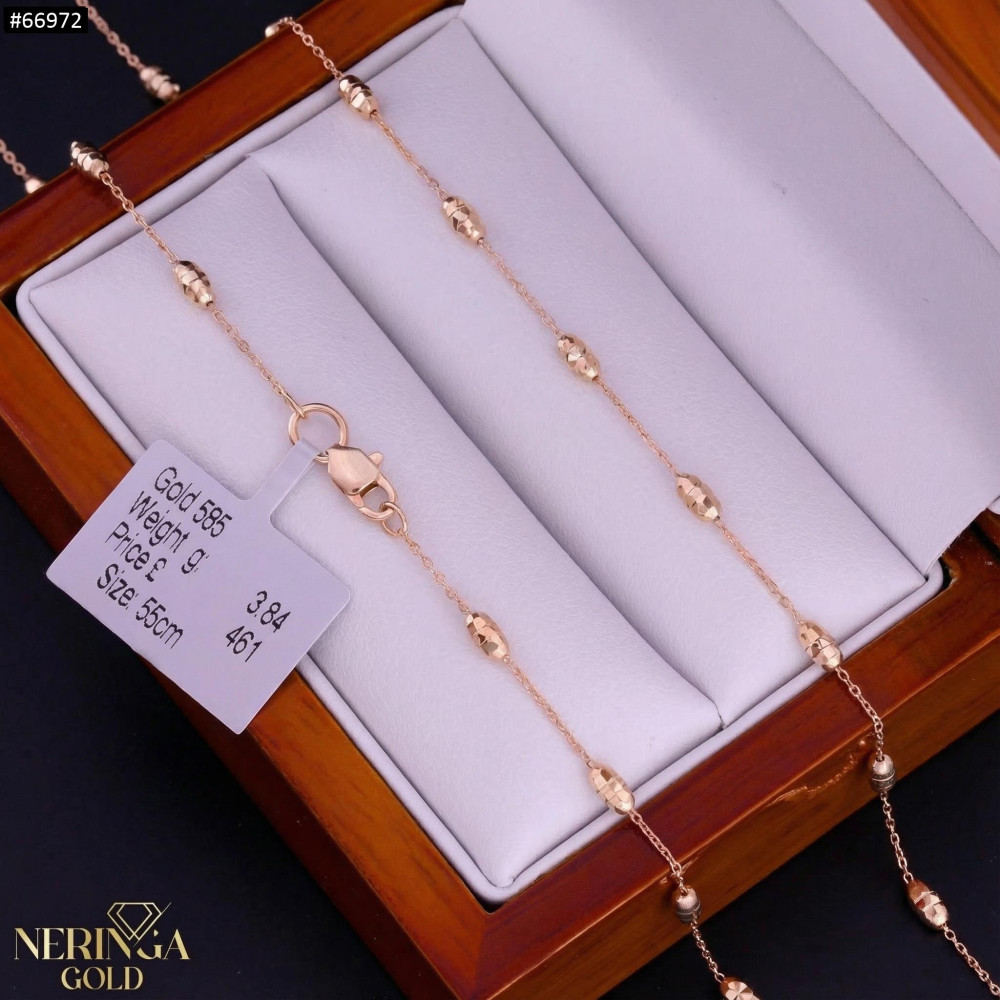 Rose gold chain #66972