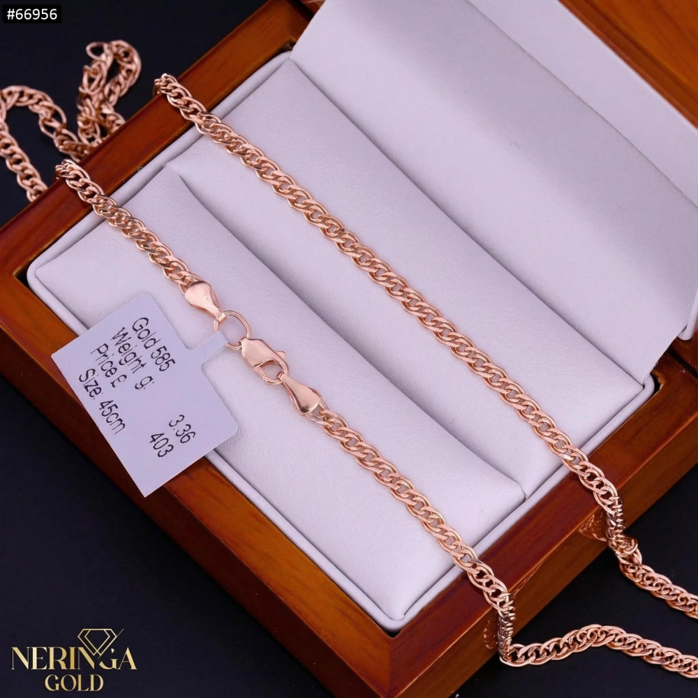 Rose gold chain #66956