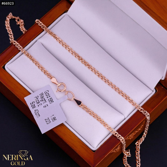 Rose gold chain #66923