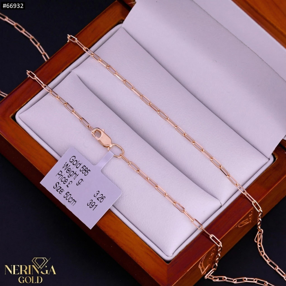 Rose gold chain #66932