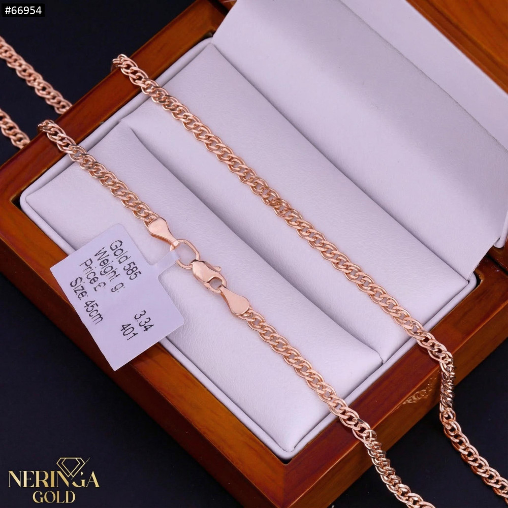 Rose gold chain #66954
