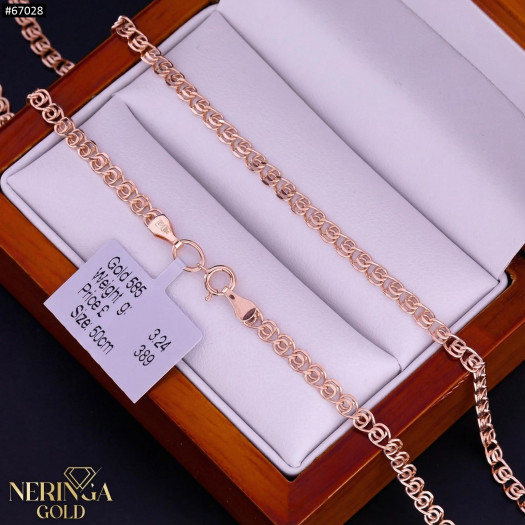 Rose gold chain #67028