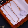 Rose gold necklace set #66981