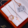 Rose gold necklace set #67300