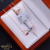 Rose gold necklace set #66601