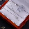 White gold necklace set #67562