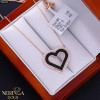 Rose gold necklace set #66629